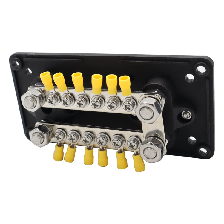 300A 12-48V RV Yacht Modified Double Row 12-way M6 Terminal Busbar with 12pcs Terminals ÎҵÄÉ̵ê