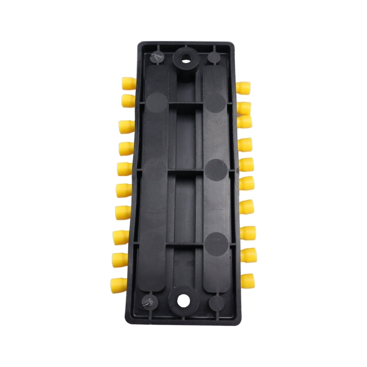 CP-4051 100A 48V RV Yacht Modified Double Row 10-way Busbar with 20pcs Terminals