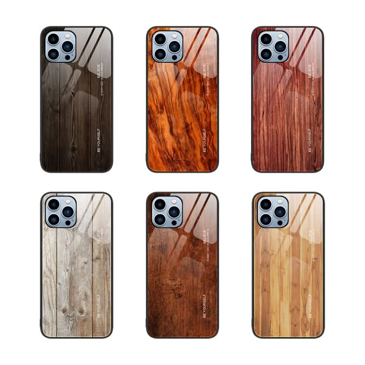 Wood Grain Glass Phone Case, Series 1