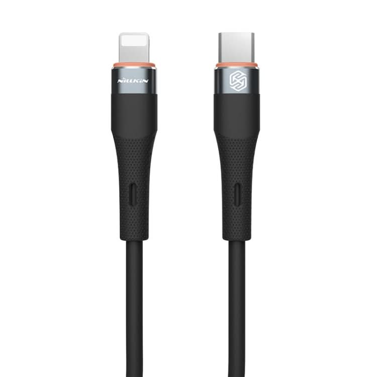 Nillkin 2.4A USB-C/Type-C to 8 Pin Silicone Data Cable, Length: 1.2m