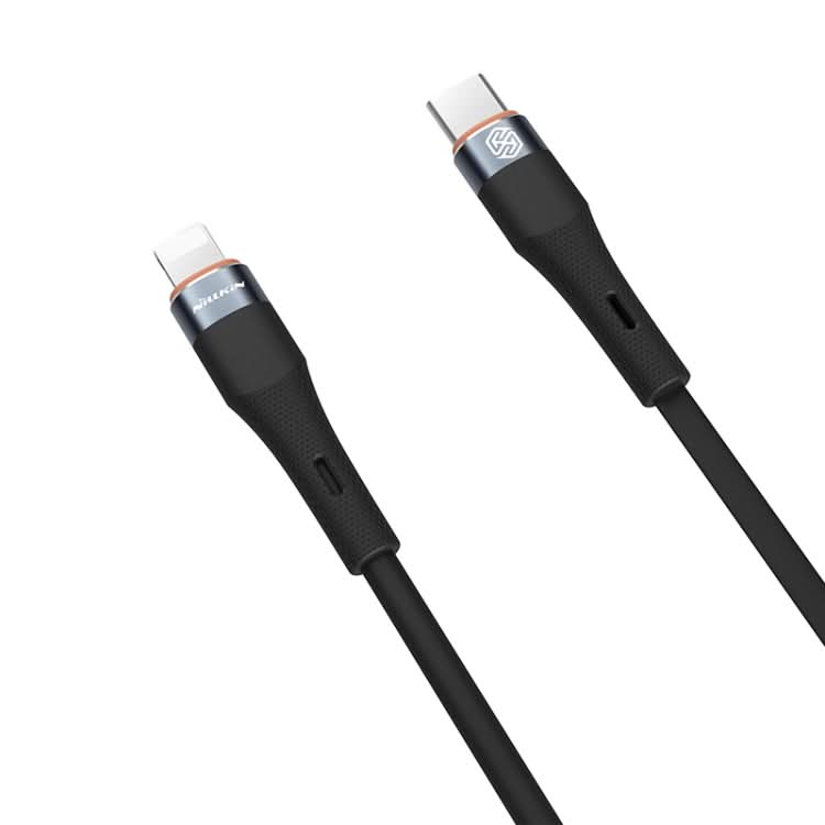 Nillkin 2.4A USB-C/Type-C to 8 Pin Silicone Data Cable, Length: 1.2m