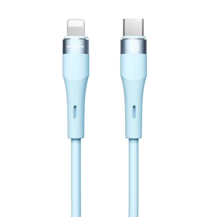 Nillkin 2.4A USB-C/Type-C to 8 Pin Silicone Data Cable, Length: 1.2m