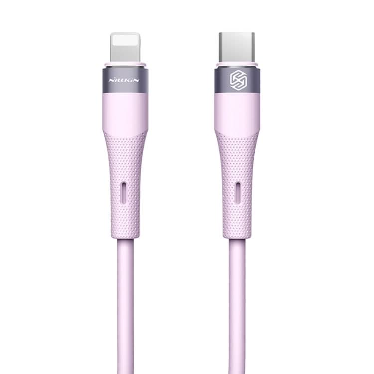 Nillkin 2.4A USB-C/Type-C to 8 Pin Silicone Data Cable, Length: 1.2m