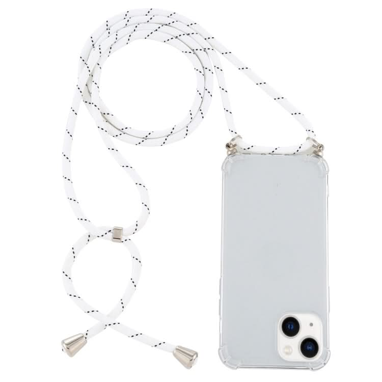 Four-Corner Shockproof Transparent TPU Case with Lanyard, Series 5