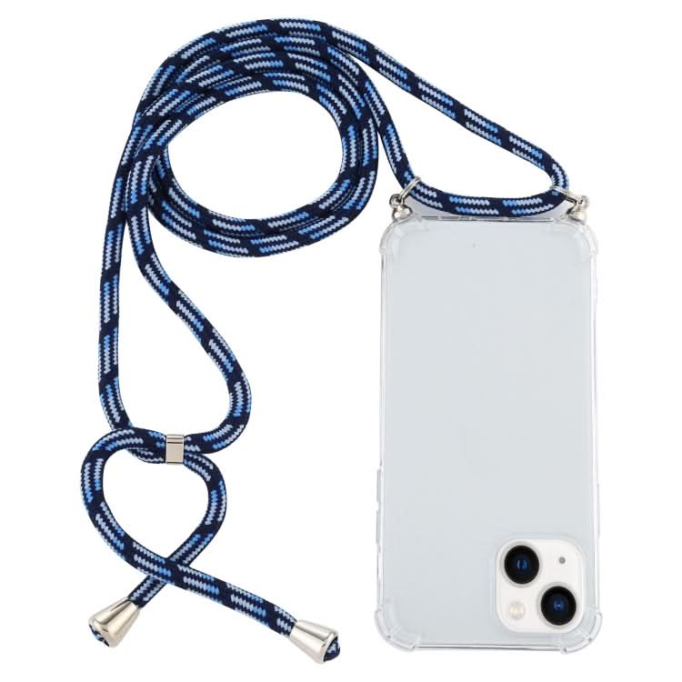 Four-Corner Shockproof Transparent TPU Case with Lanyard, Series 5