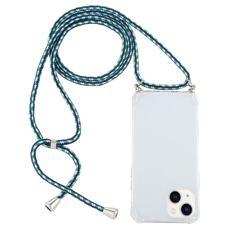 Four-Corner Shockproof Transparent TPU Case with Lanyard, Series 5