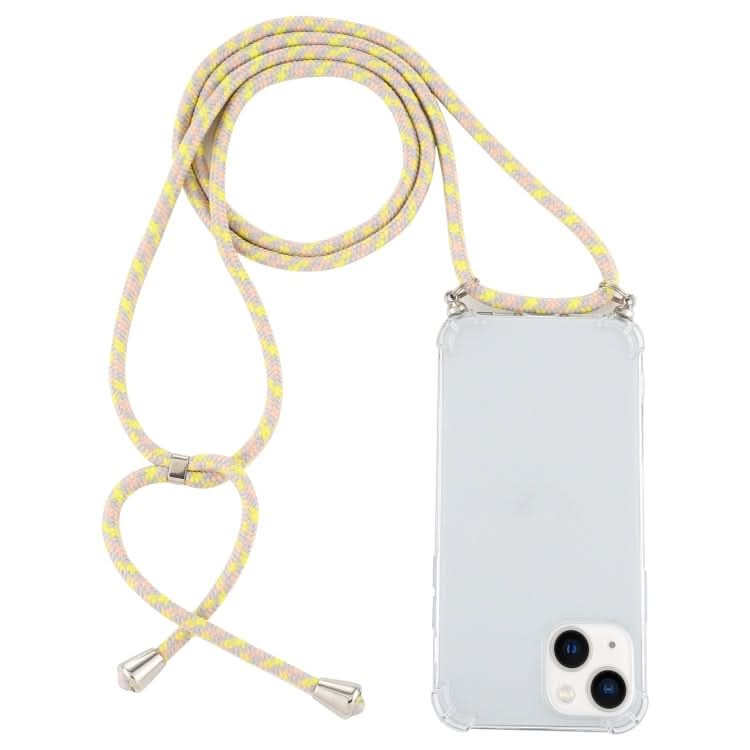 Four-Corner Shockproof Transparent TPU Case with Lanyard, Series 5