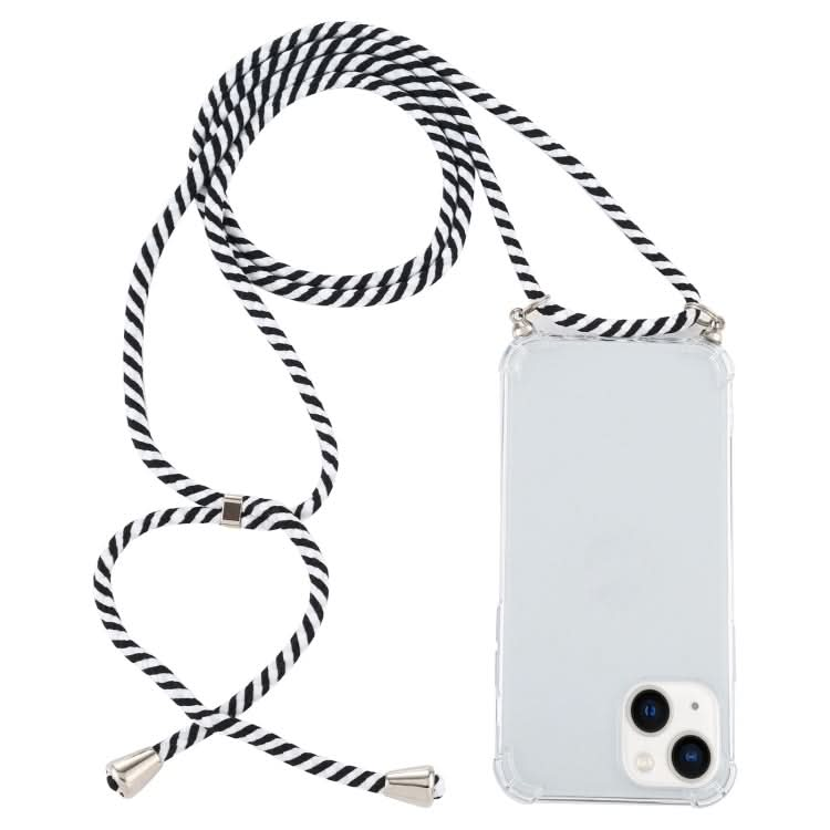 Four-Corner Shockproof Transparent TPU Case with Lanyard, Series 5