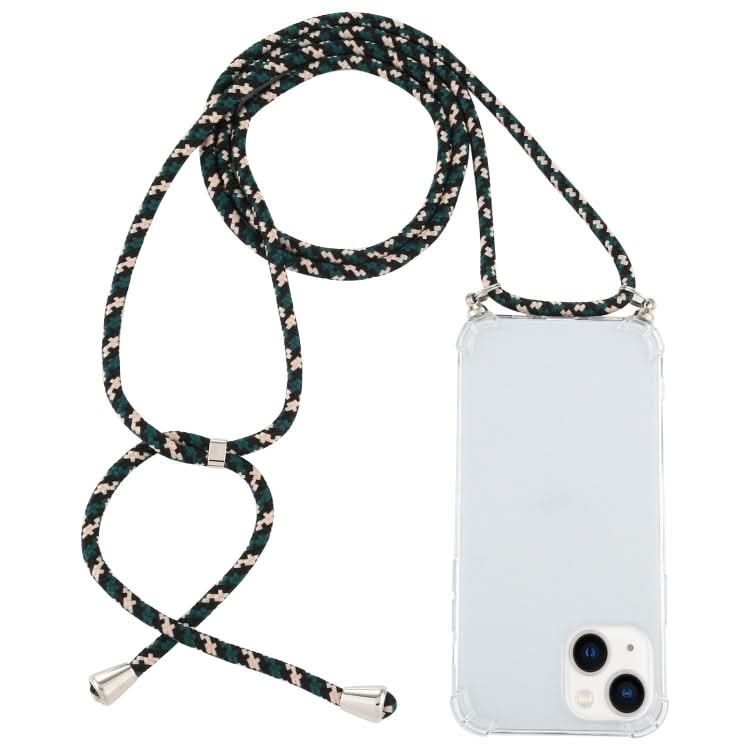 Four-Corner Shockproof Transparent TPU Case with Lanyard, Series 5