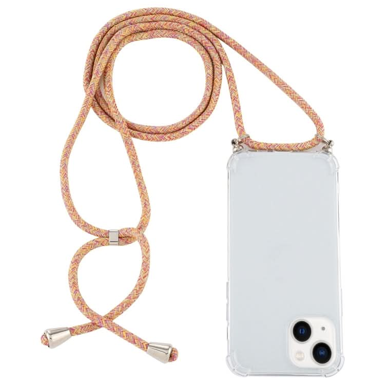 Four-Corner Shockproof Transparent TPU Case with Lanyard, Series 5