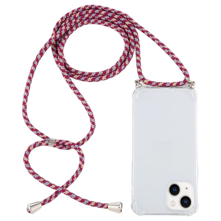 Four-Corner Shockproof Transparent TPU Case with Lanyard, Series 5