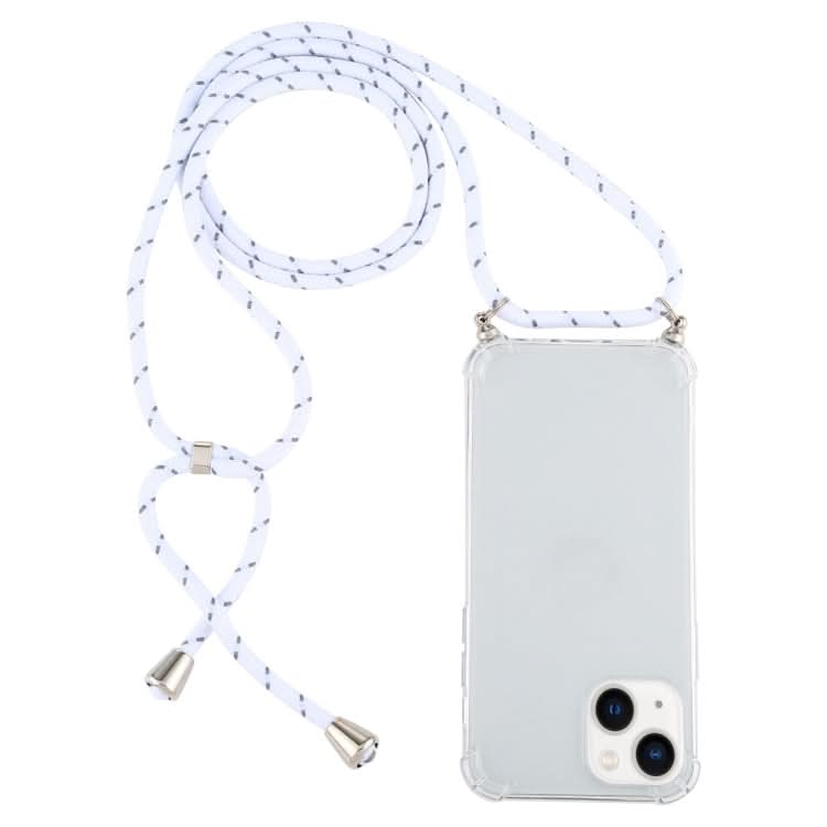 Four-Corner Shockproof Transparent TPU Case with Lanyard, Series 5