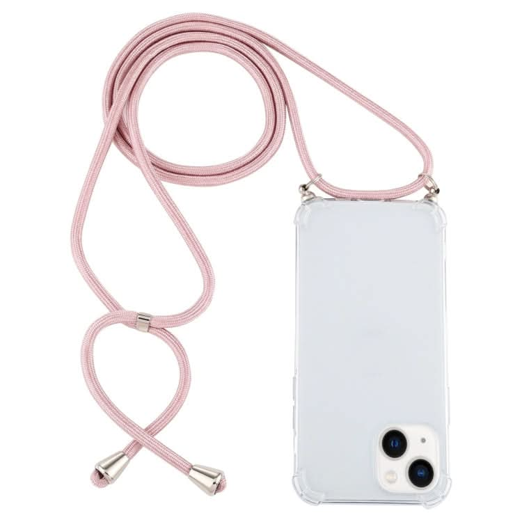 Four-Corner Shockproof Transparent TPU Case with Lanyard, Series 5