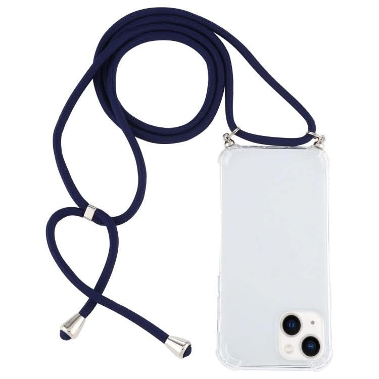 Four-Corner Shockproof Transparent TPU Case with Lanyard, Series 5