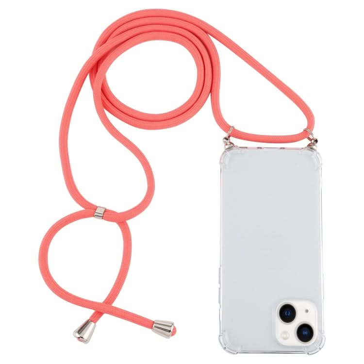 Four-Corner Shockproof Transparent TPU Case with Lanyard, Series 5