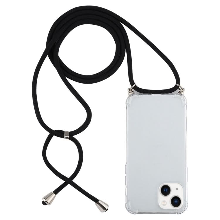 Four-Corner Shockproof Transparent TPU Case with Lanyard, Series 5