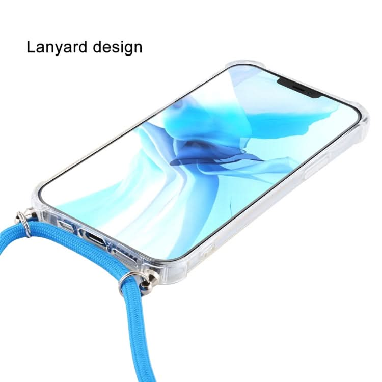 Four-Corner Shockproof Transparent TPU Case with Lanyard, Series 5