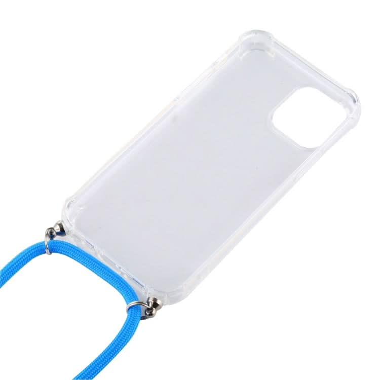 Four-Corner Shockproof Transparent TPU Case with Lanyard, Series 5