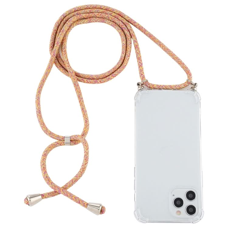 Four-Corner Shockproof Transparent TPU Case with Lanyard, Series 1