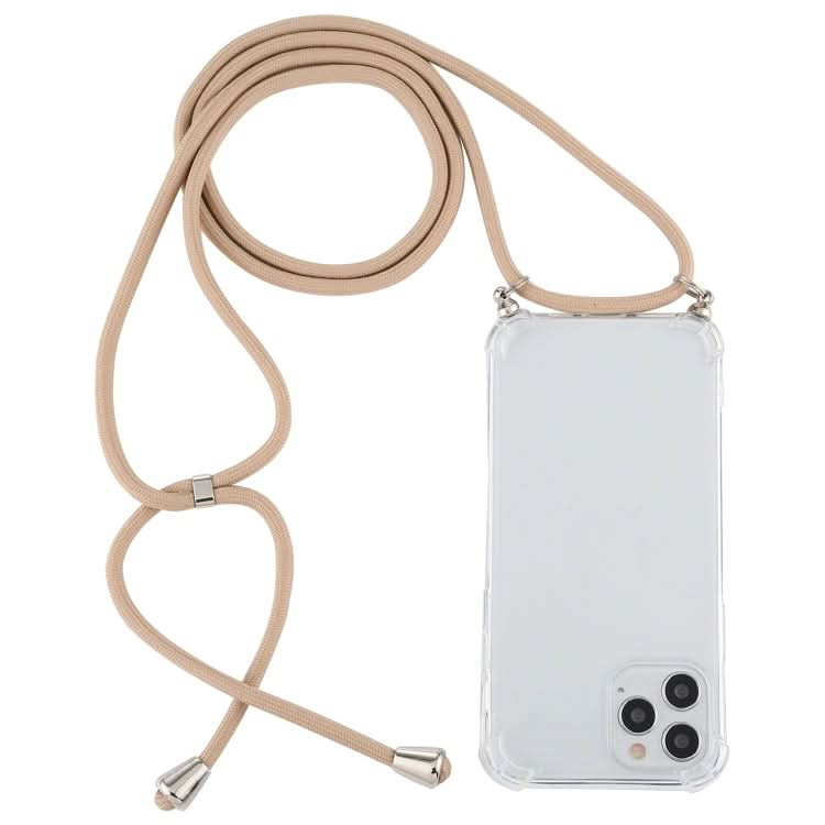 Four-Corner Shockproof Transparent TPU Case with Lanyard, Series 1