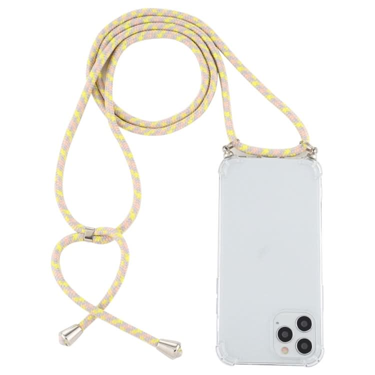 Four-Corner Shockproof Transparent TPU Case with Lanyard, Series 8