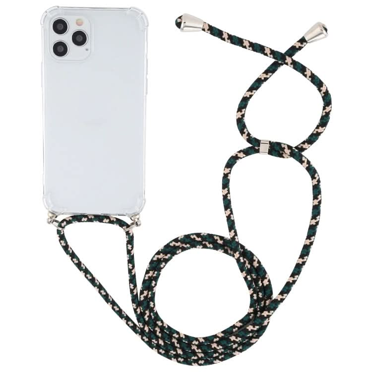 Four-Corner Shockproof Transparent TPU Case with Lanyard, Series 8