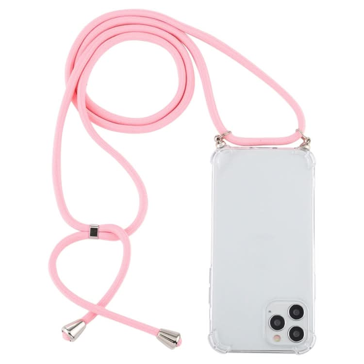 Four-Corner Shockproof Transparent TPU Case with Lanyard, Series 8