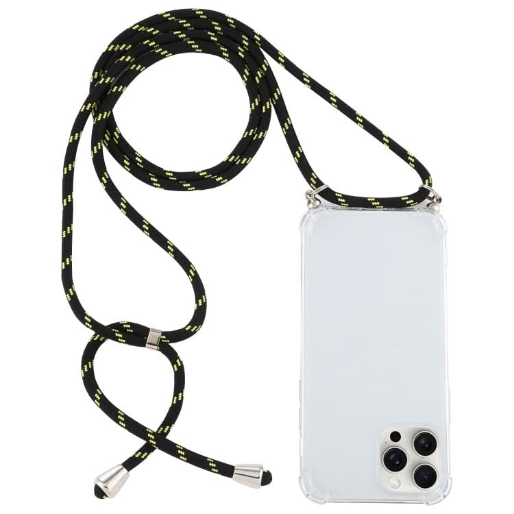 Four-Corner Shockproof Transparent TPU Case with Lanyard, Series 7