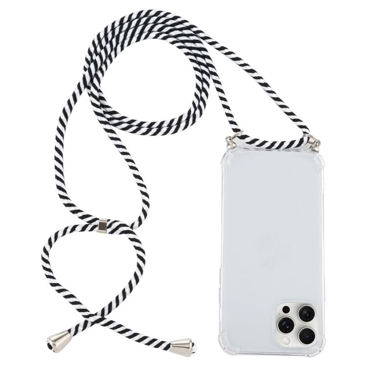 Four-Corner Shockproof Transparent TPU Case with Lanyard, Series 7