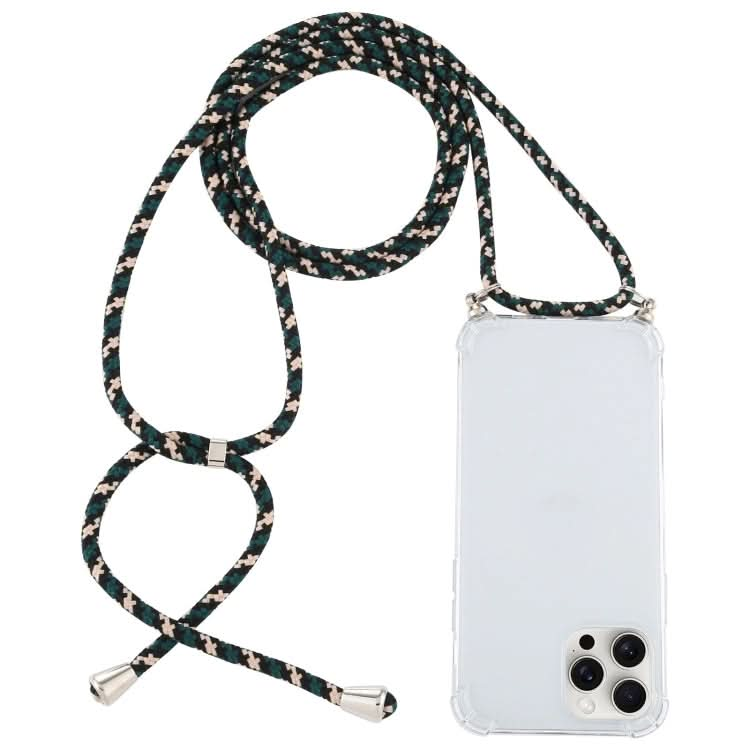 Four-Corner Shockproof Transparent TPU Case with Lanyard, Series 7