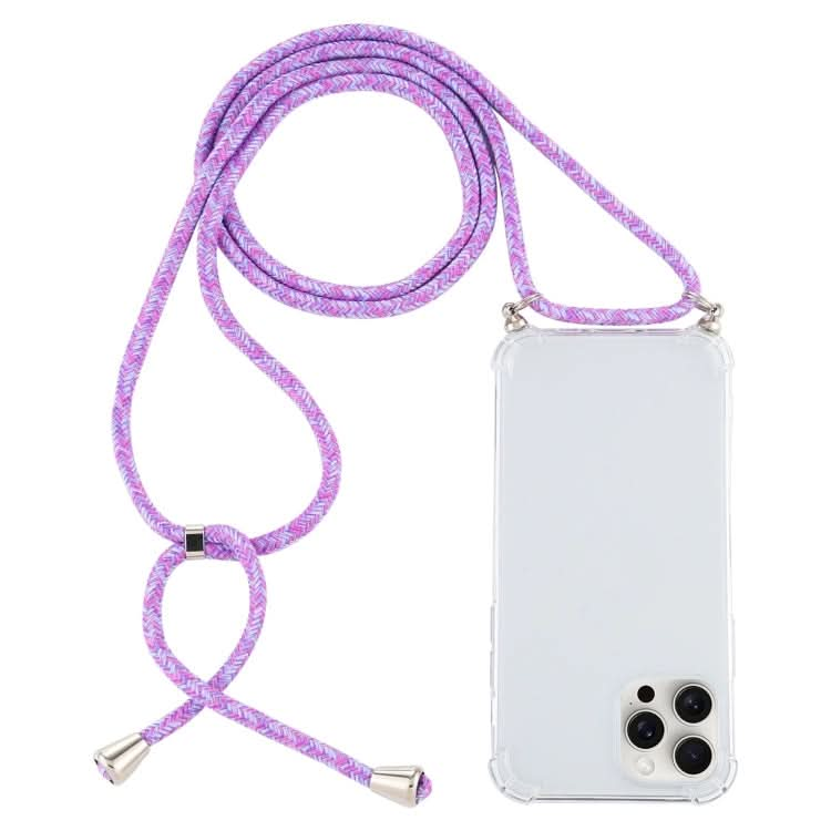 Four-Corner Shockproof Transparent TPU Case with Lanyard, Series 7