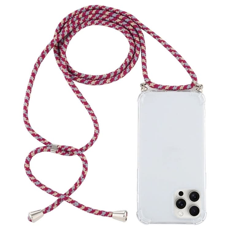 Four-Corner Shockproof Transparent TPU Case with Lanyard, Series 7