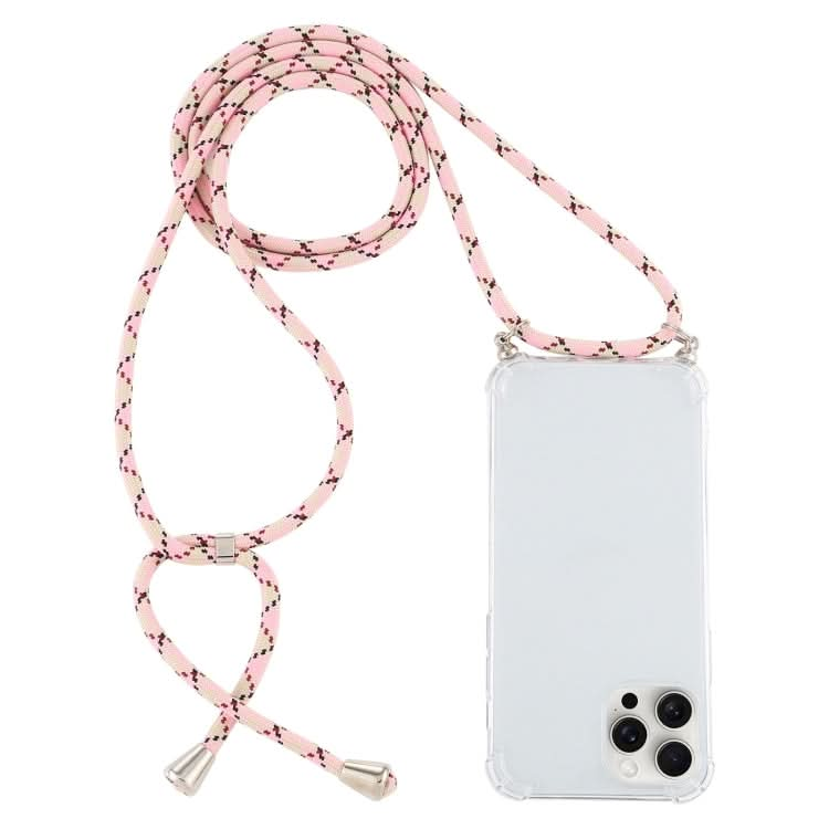 Four-Corner Shockproof Transparent TPU Case with Lanyard, Series 7