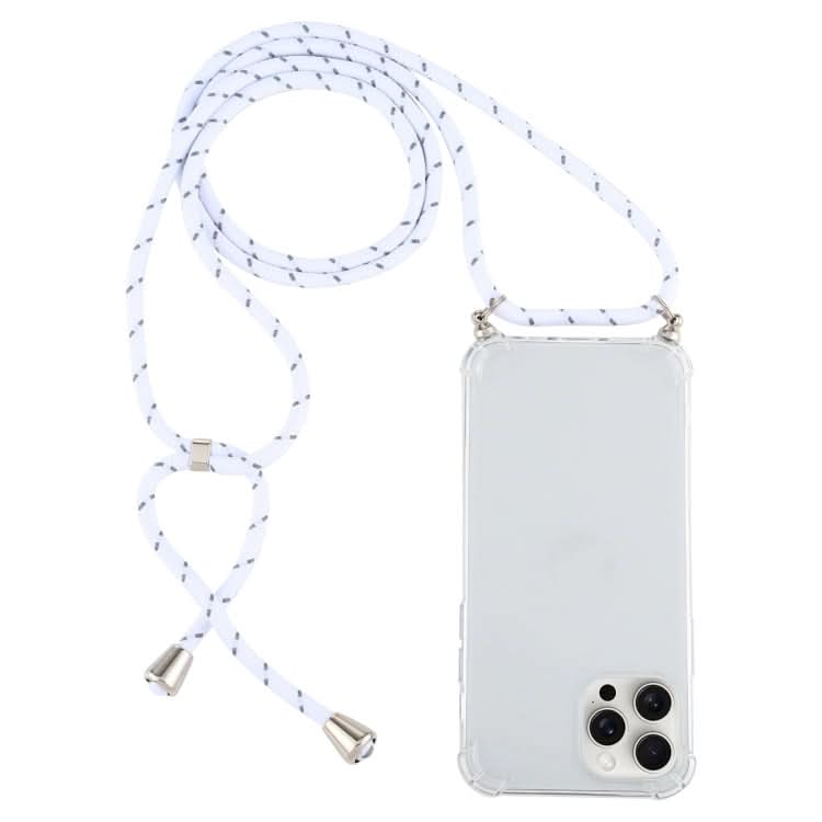 Four-Corner Shockproof Transparent TPU Case with Lanyard, Series 7