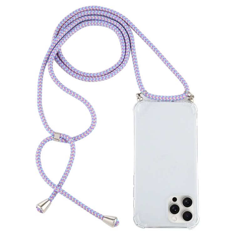 Four-Corner Shockproof Transparent TPU Case with Lanyard, Series 7