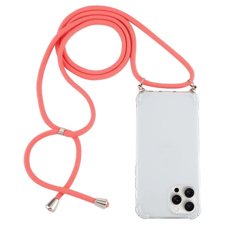 Four-Corner Shockproof Transparent TPU Case with Lanyard, Series 7