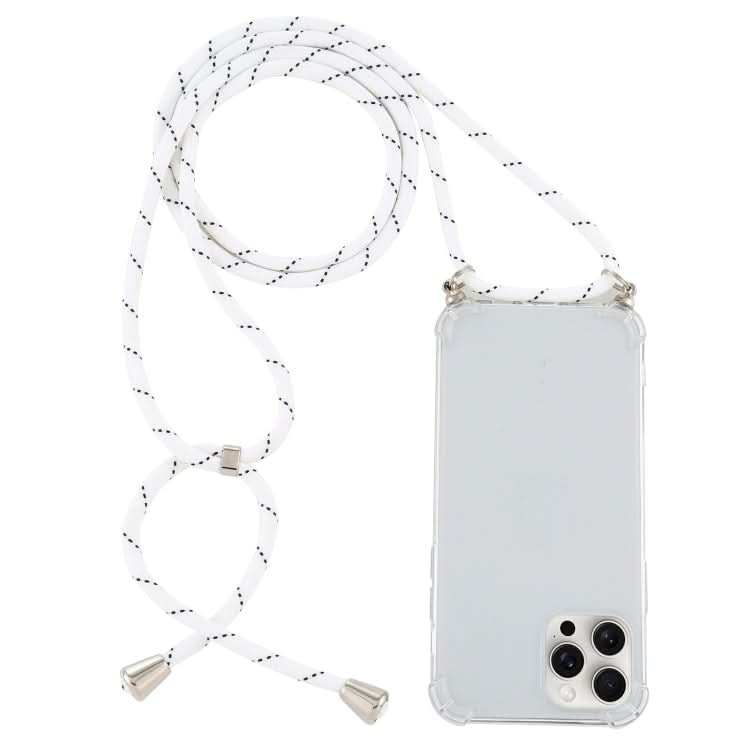 Four-Corner Shockproof Transparent TPU Case with Lanyard, Series 4