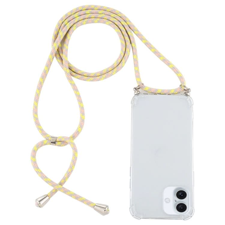 Four-Corner Shockproof Transparent TPU Case with Lanyard, Series 3