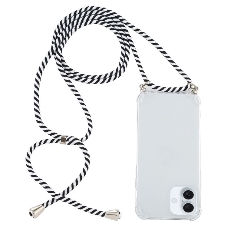 Four-Corner Shockproof Transparent TPU Case with Lanyard, Series 3