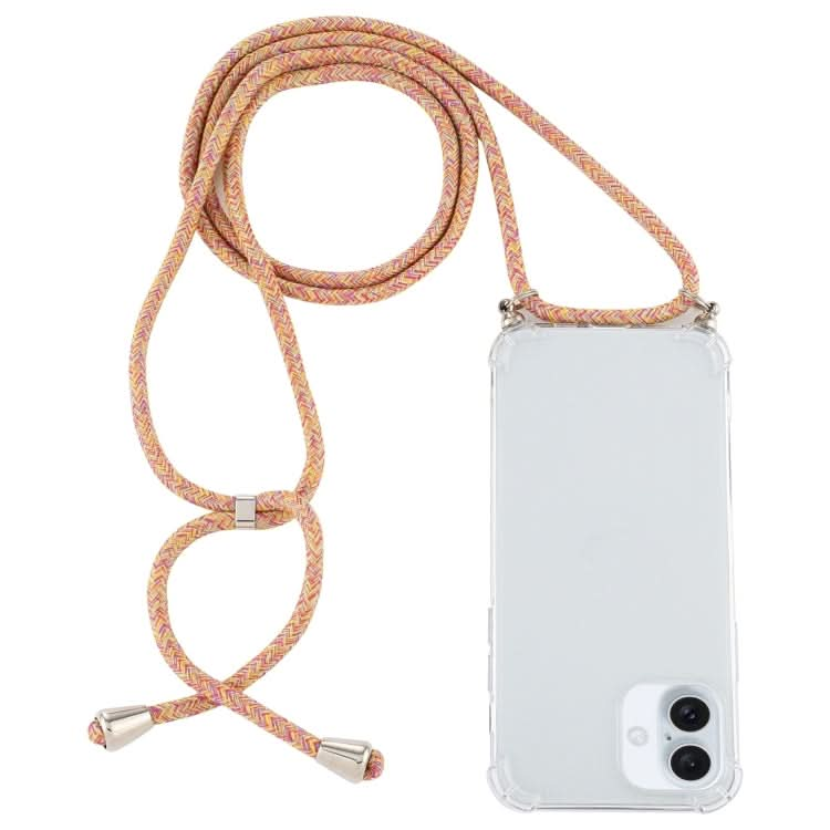 Four-Corner Shockproof Transparent TPU Case with Lanyard, Series 3