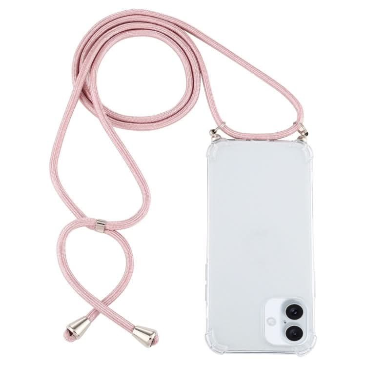 Four-Corner Shockproof Transparent TPU Case with Lanyard, Series 3