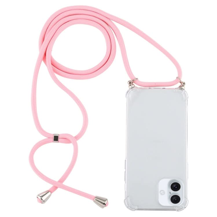 Four-Corner Shockproof Transparent TPU Case with Lanyard, Series 3