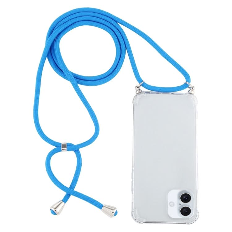 Four-Corner Shockproof Transparent TPU Case with Lanyard, Series 3