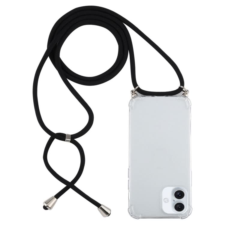 Four-Corner Shockproof Transparent TPU Case with Lanyard, Series 3