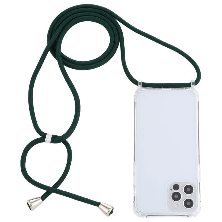 Transparent Acrylic Airbag Shockproof Phone Protective Case with Lanyard, Series 8