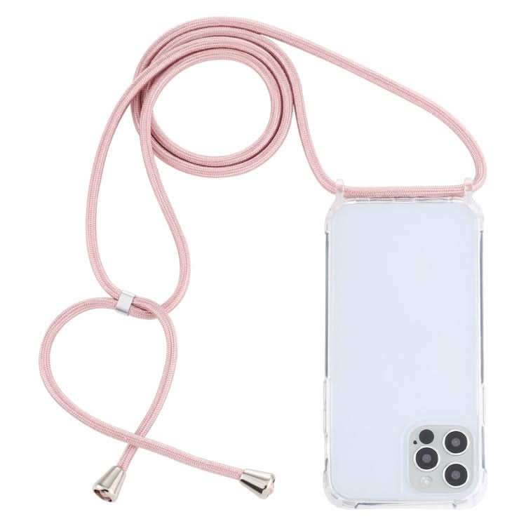 Transparent Acrylic Airbag Shockproof Phone Protective Case with Lanyard, Series 8