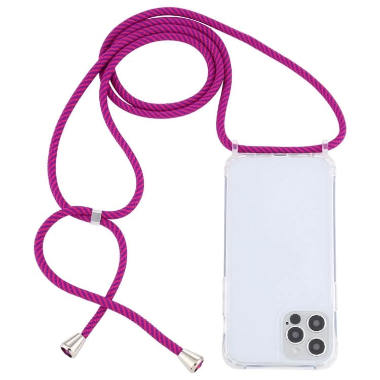 Transparent Acrylic Airbag Shockproof Phone Protective Case with Lanyard, Series 8