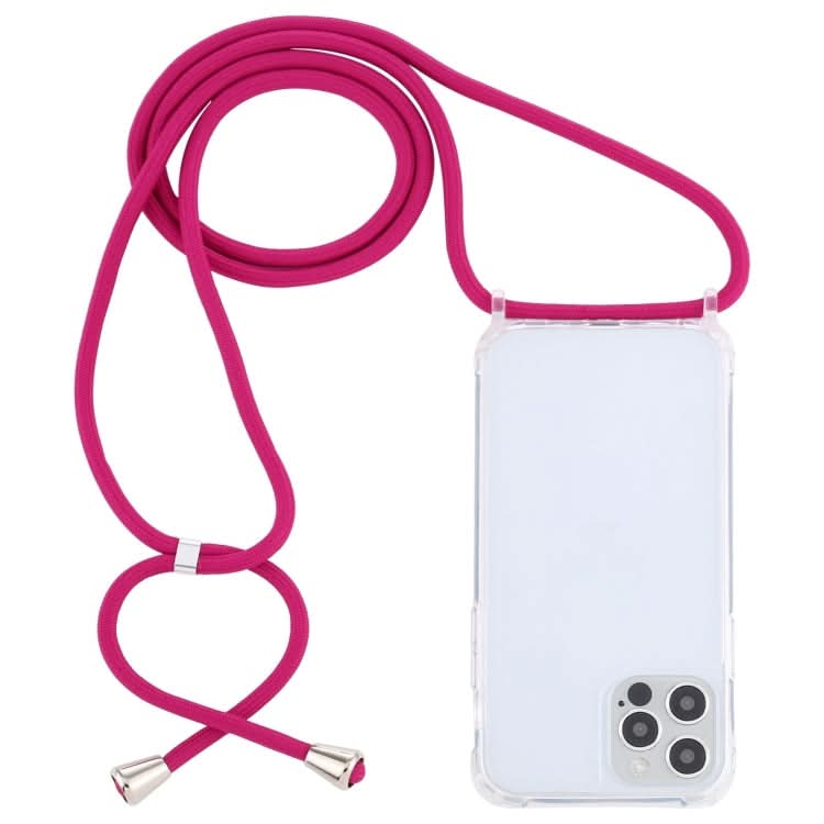 Transparent Acrylic Airbag Shockproof Phone Protective Case with Lanyard, Series 8