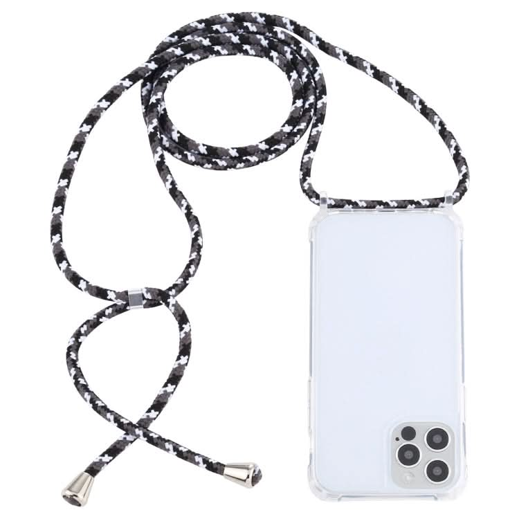 Transparent Acrylic Airbag Shockproof Phone Protective Case with Lanyard, Series 8