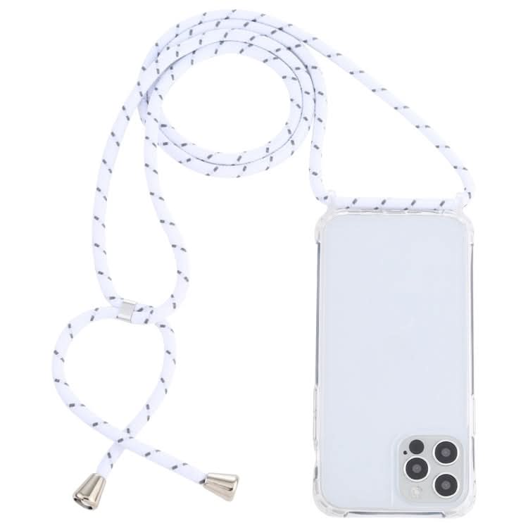 Transparent Acrylic Airbag Shockproof Phone Protective Case with Lanyard, Series 8